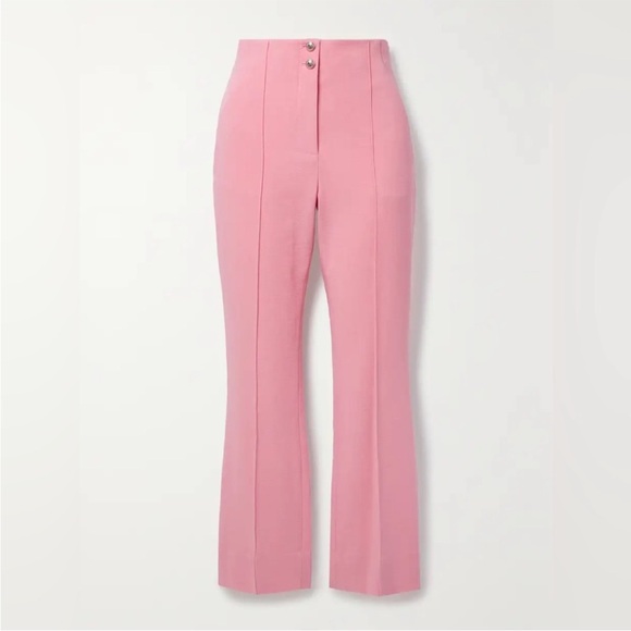 Veronica Beard Kean Cropped Pink Pant - Picture 11 of 11
